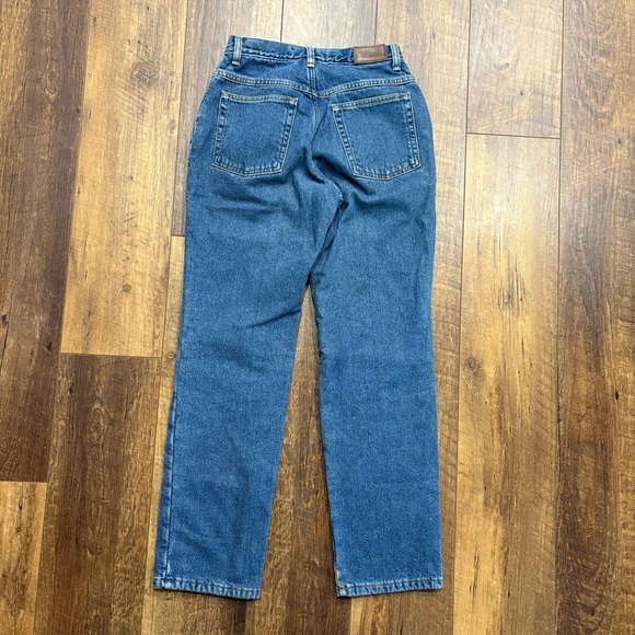 L.L. Bean Vintage Double L Relaxed Fit Fleece Lined Tapered Leg Mom Jeans - Picture 7 of 10